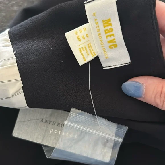 NWT Anthropologie Maeve V-Neck Pinafore Wide-Leg Jumpsuit - Picture 4 of 4